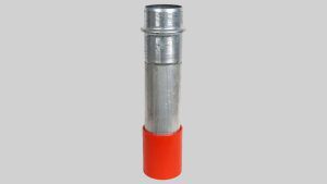 Aluminum Dig Tubes 120 Wall - 8" Male Bush Hog x Urethane Tip
