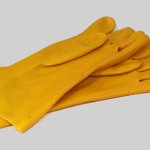 PVC Yellow Dipped Gloves