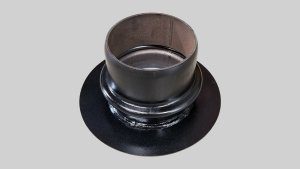 8" Vactor Flange x 6" Male Bush Hog