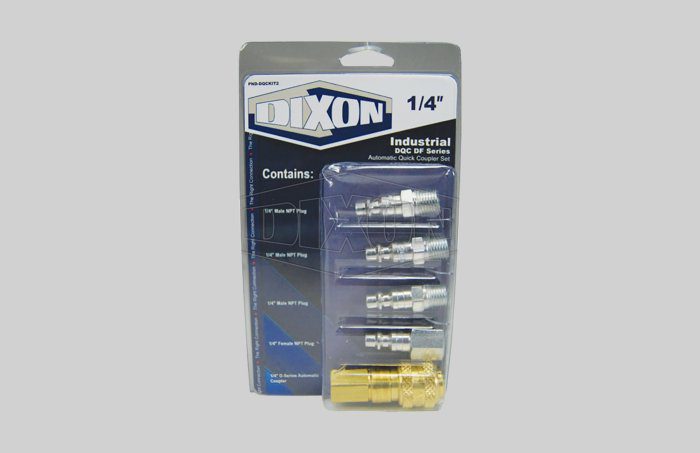 1/4" Industrial DQC DF Series Automatic Quick Coupler Set