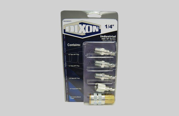 1/4" Industrial DQC DF Series Quick Coupler Set