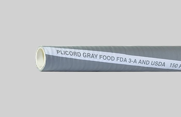 Plicord Gray Food Hose