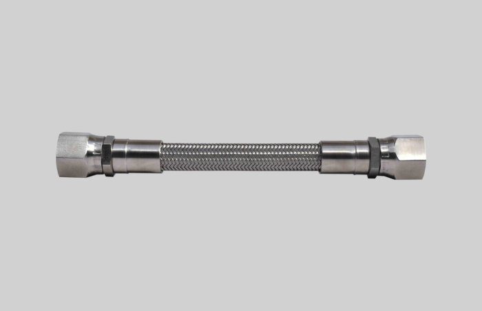 Teflon Hose Assemblies - JIC Fittings Each End